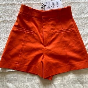 Zara Skort XS orange NWT